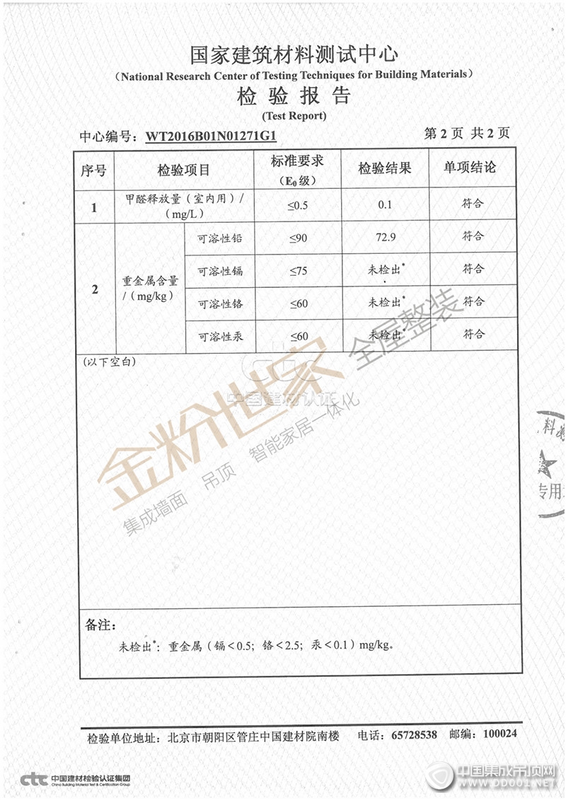 金粉世家權(quán)威認(rèn)證，問(wèn)集成墻面天下誰(shuí)與爭(zhēng)鋒！