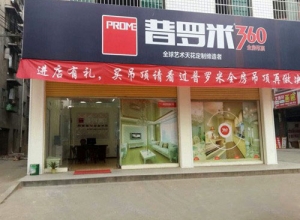 普羅米全房吊頂湖南永州東安專賣店