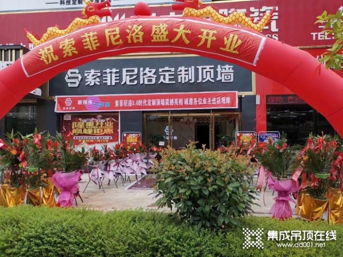 索菲尼洛復式吊頂江西會昌縣專賣店