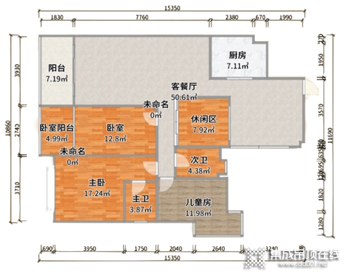 奧華128㎡夢(mèng)中情房，宅家三個(gè)月我都愿意！